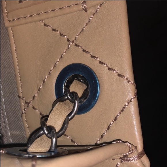 🔴SOLD🔴Authentic CHANEL Beige Tote with Bag Charm - Picture 12 of 16